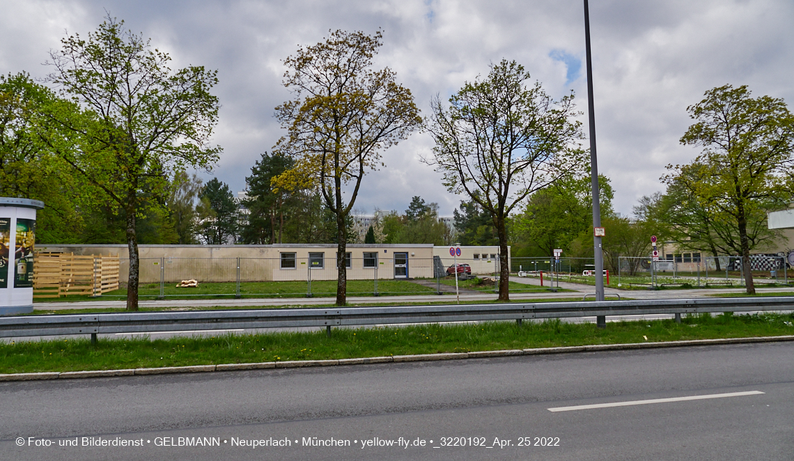 25.04.2022 - Baustelle am Haus für Kinder in Neuperlach